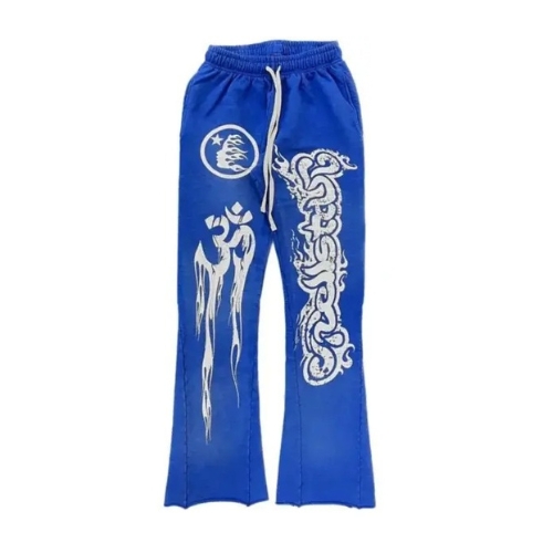 Hellstar Studios Blue Yoga Sweatpants Records Edition Hellstar Studios Blue Yoga Sweatpants Records Edition