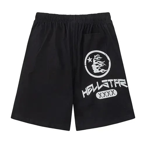 Vintage Black Hellstar Records Shorts