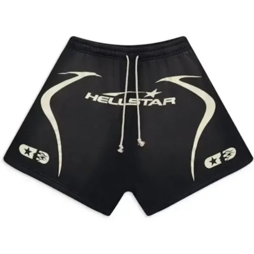 Hellstar Black Warm Up Shorts Hellstar Black Warm Up Shorts