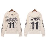 Hellstar Sports No 11 Hoodie Cream